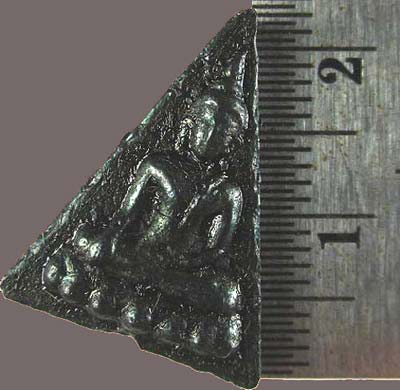 *พิมพ์นางพญา สามเหลี่ยม เนื้อเมฆพัตร วัดท่าพูด ไร่ขิง สามพราน นครปฐม*