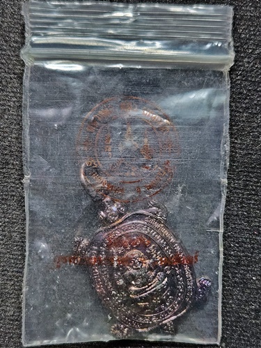 วัดไร่แตงทอง นครปฐม เหรียญพญาเต่าเรือนเล็ก หลวงปู่หลิว  รุ่นบูรณะพระราชวังสนามจันทร์ ปี๒๕๓๘