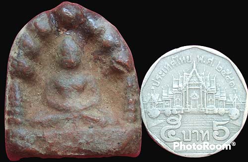 *นาคปรกสุริยมุนี หลวงพ่ออั้น วัดพระญาติฯ อยุธยา ปี๒๔๙๖ พิมพ์ใหญ่ เนื้อดินเผา*