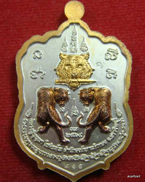 เหรียญหลวงปู่บุญมา โชติธัมโม เหรียญ 8 พยัคฆ์ รวยพันล้าน