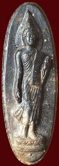 *พระฉลอง ๒๕ พุทธศตวรรษ ปี๒๕๐๐ เนื้อดำด่าง กรอบเดิม*