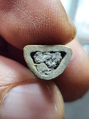 วัดแก้วเจริญ จังหวัดสมุทรสงคราม รูปหล่อพระสังกัจจายน์  หลวงพ่อหยอด รุ่นนำโชคเงินล้านของ  2536