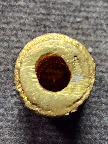 วัดแก้วเจริญ จ.สมุทรสงคราม ลูกสะกด หลวงพ่อหยอด ปี 2535 เนื้อทองเหลือง 