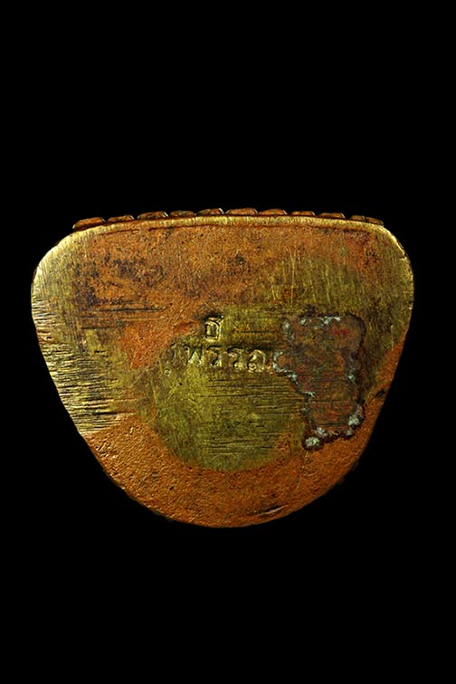 รูปหล่ออาจารย์ธรรม วัดบ้านกล้วย รุ่นแรก  จ.สพรรณบุรี ตอกโค๊ต  