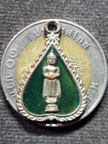 วัดเพชรสมุทรวรวิหาร จังหวัดสมุทรสงคราม เหรียญหลวงพ่อบ้านแหลม 