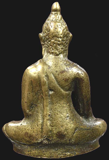 รูปหล่อพระพุทธ เนื้อทองเหลืองเก่า