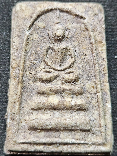  วัดพักตราราม (วัดใหม่ตาภักดิ์) จ.สมุทรสงคราม พระสมเด็จจัมโบ้ หลวงพ่อพัว พิมพ์ขัดสมาธิเพชร  2483