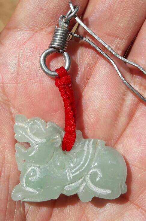 ปี่เซี๊ยะ เนื้อหยกแท้ เคาะเดียว    