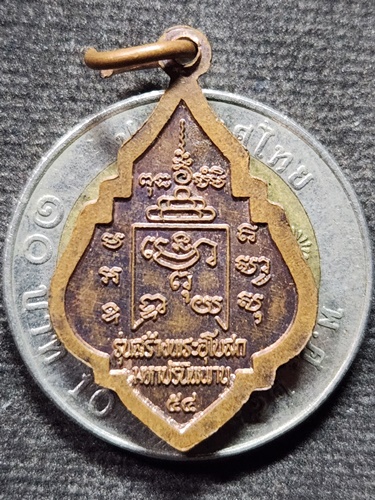 วัดท่ากระบือ สมุทรสาคร เหรียญหลวงพ่อรุ่ง  รุ่นสร้างมหาวิหาร ปี 2546