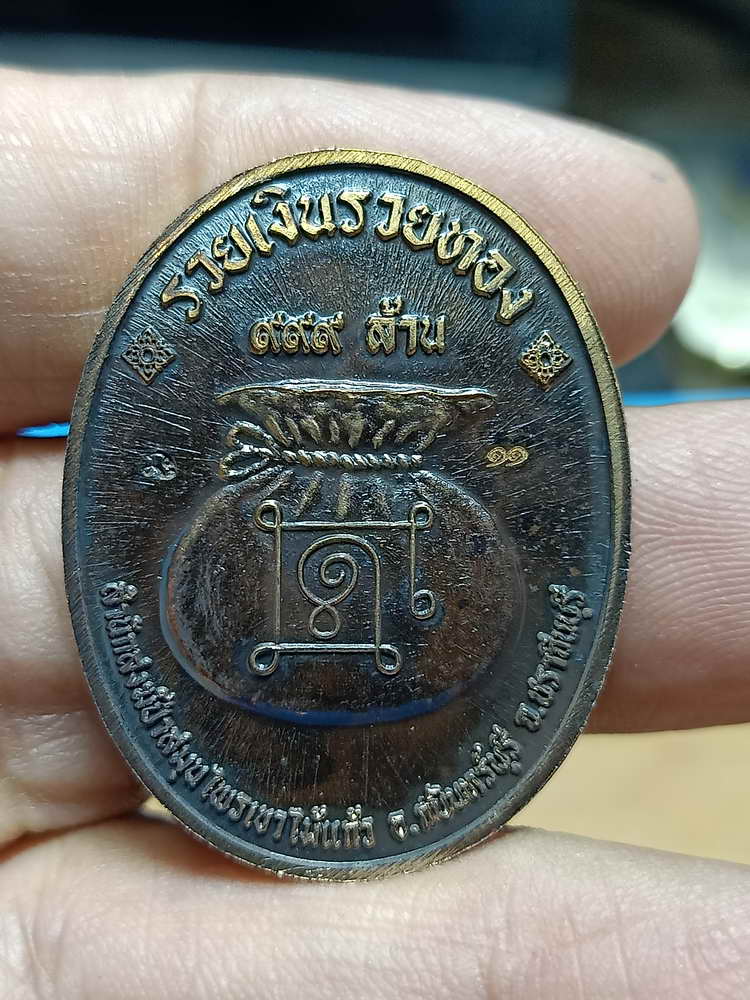 4-311 เหรียญที่ระลึกสร้างเมรุ รวยอมตะ หลวงปู่แก้ว สำนักสงฆ์ป่าสมุนไพรเขาไม้แก้ว จ.ปราจีนบุรี 2566