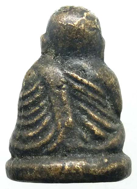 รูปหล่อลพ.เงิน วัดบางคลาน รุ่นปืนแตก ปี2528 พิมพ์เศียรเล็ก