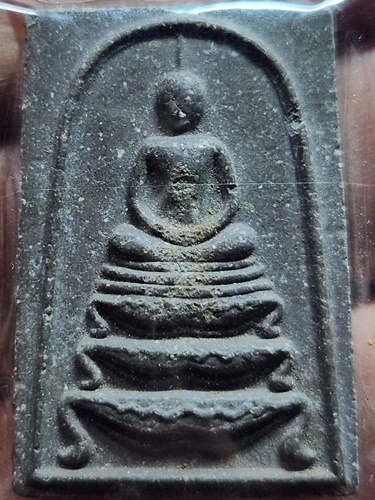  วัดแก้วเจริญ จ.สมุทรสงคราม สมเด็จปรกโพธิ์ หลังรูปเหมือน หลวงพ่อหยอด พ.ศ.2534