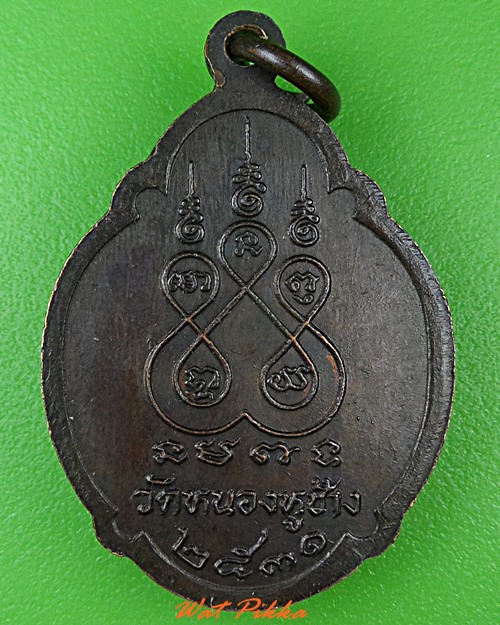 เหรียญเต่าหลวงพ่อพวง วัดหนองหูช้าง ราชบุรี .4894.