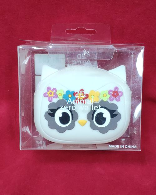 (ปิด49-) กระเป๋าใส่สตางค์รูปนกฮูก 8.5x7ซ.ม.