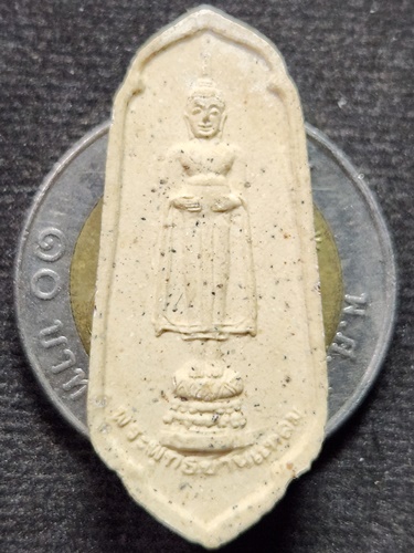 วัดบางกะพ้อม สมุทรสงคราม พระผงหลวงพ่อบ้านแหลม หลังหลวงพ่อคง  ปี2541