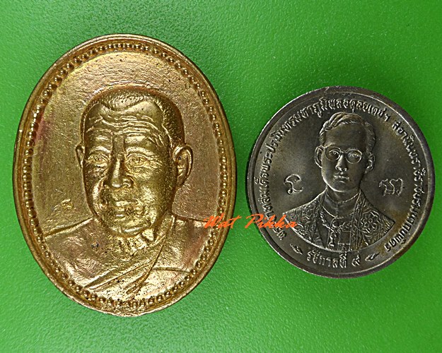 เหรียญหล่อหลวงปู่เสถียร วัดถ้ำพระภูวัว บึงกาฬ .5409.