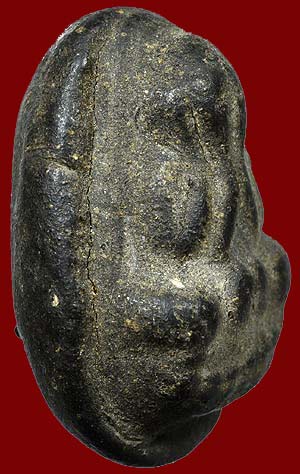 *พระปิดตา หลวงพ่ออยู่ วัดบางหัวเสือ สมุทรปราการ เนื้อว่านยาคลุกรักจุ่มรัก*