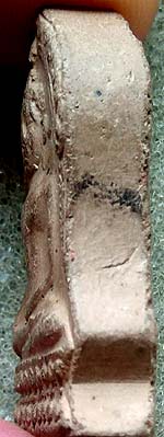 *พุทธชินราชใบเสมา พิธีจักรพรรดิ์มหาพุทธาภิเษก วัดใหญ่ พิษณุโลก ปี๒๕๑๕ เนื้อดิน*