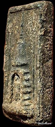 *พระกรุวัดท้ายตลาด พิมพ์เจดีย์ เนื้อใบลาน*