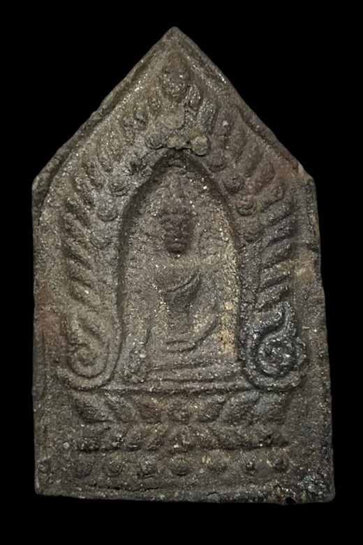 "เคาะเดียว" พระขุนแผน หลังพระอาจารย์ ธรรมโชติ วัดเขาบางนางบวช สุพรรณบุรี พิมพ์ใหญ่ 