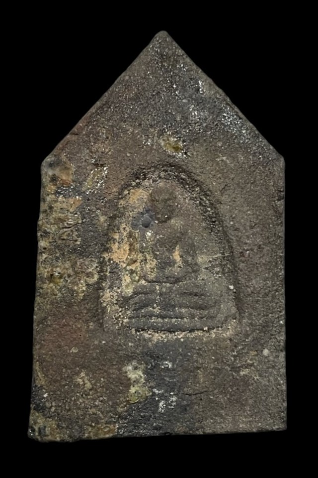 "เคาะเดียว" พระขุนแผน หลังพระอาจารย์ ธรรมโชติ วัดเขาบางนางบวช สุพรรณบุรี พิมพ์ใหญ่ 