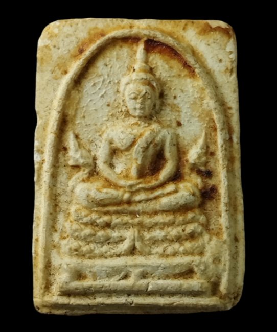 "เคาะเดียว" สมเด็จฐานพญานาคขาสิงห์หลังยันต์ วัดนางชี กรุงเทพ ปี 2509 หลวงปู่โต๊ะ ปลุกเสก 