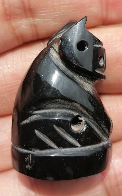 เสือหลวงพ่อเปิ่น รุ่นไตรมาส 44 เนื้อเขาควายแกะ อุดกริ่ง วัดบางพระ จ.นครปฐม ปี 2544 เคาะเดียว    