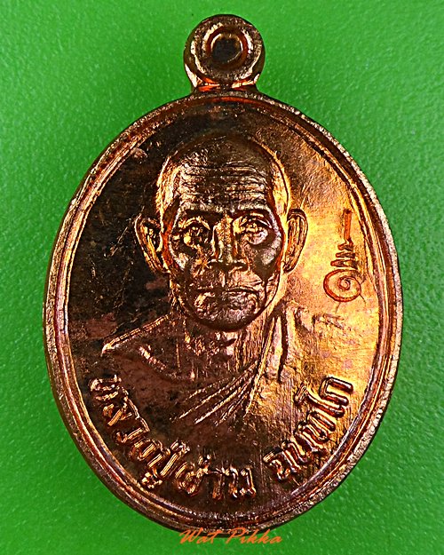 เหรียญเม็ดแตงหลวงปู่ผ่าน วัดป่าโพธิ์แก้ว๒ ปราจีนบุรี .5469.