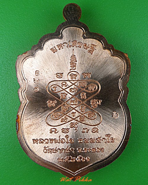 เหรียญเสมาหัวเสือหลวงพ่อใย วัดปากป่า ระยอง .5523.