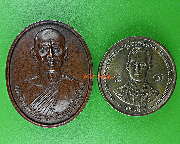 เหรียญหลวงพ่อไพบูลย์ วัดอนาลโย พะเยา .5753.