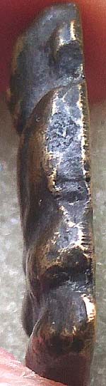 รูปเหมือนครึ่งซีก เนื้อทองเหลืองเก่า