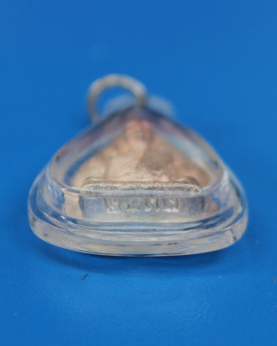 รูปเหมือนใบโพธิ์เนื้อเงิน สมเด็จพระญาณสังวร