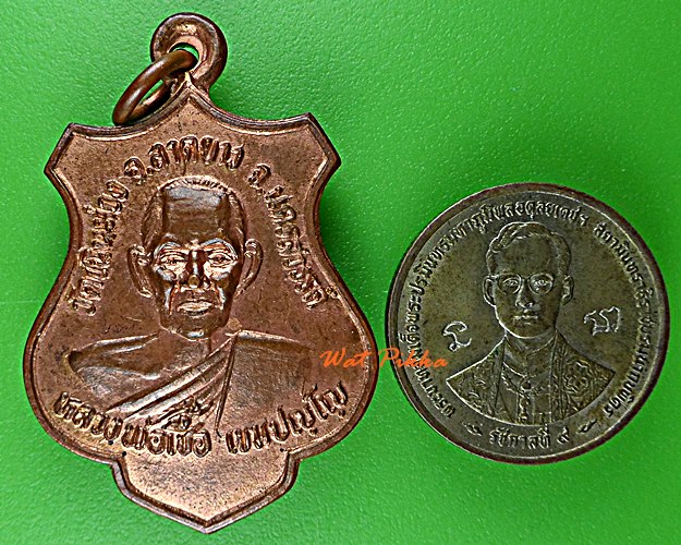 เหรียญหลวงพ่อเชื้อ หลวงพ่อฉงน วัดเนินม่วง นครสวรรค์ .5826.
