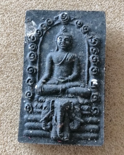 พระพุทธสิหิงค์ ทรงช้างเอราวัณ วัดเทพกุญชร อ.ช้างกลาง จ.นครศรีธรรมราช ปี2550 เนื้อผงว่านฝังหัวนะโม