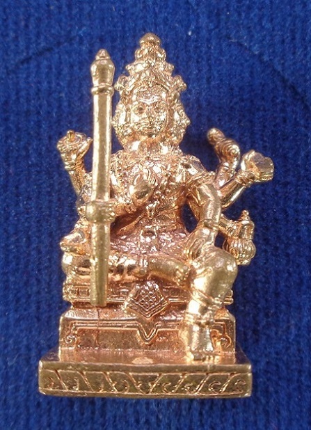 รูปหล่อท้าวมหาพรหมธาดา หลวงพ่อกึ๋น วัดดอนยานนาวา รุ่นแรก เนื้อสัตตะโลหะ สร้างปี 2556 สวยครับ