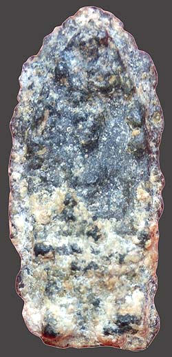 *นาคปรกสองหน้า กรุวัดปืน ลพบุรี เนื้อชินเขียว*