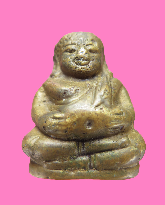 พระกริ่ง พิมพ์พระสังกัจจาย หลวงพ่อขอม วัดไผ่โรงวัว ปี 2497 หายาก