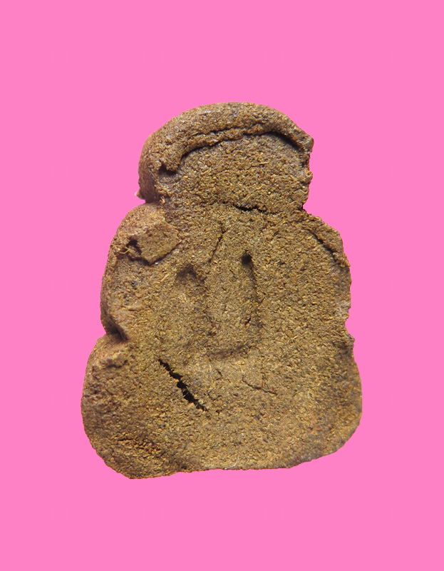 พระปิดตา เนื้อผงยา หลัง บ