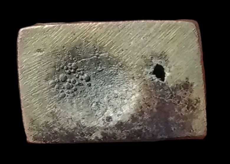 "เคาะเดียว" รูปหล่อพระนาคปรก พระประจำวันเสาร์ เนื้อทองเหลือง 