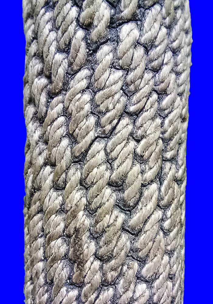 ตะกรุดโทน หลวงพ่อทบ ธัมมปัญโญ วัดพระพุทธบาทเขาชนแดน จ.เพชรบูรณ์ "ถักลายชานหมาก"