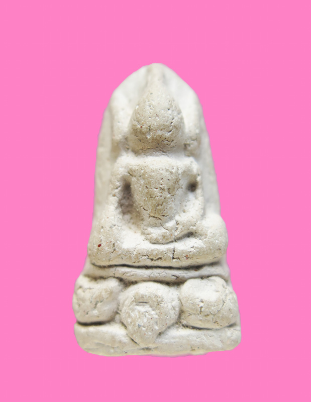 พระผงนั่งไหมหาสมบัติ (มารวิชัย)หายาก  หลวงพ่อพรหม วัดขนอนเหนือ 