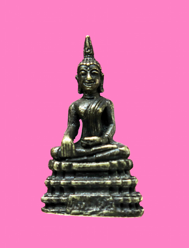 รูปหล่อ หลวงพ่อโต วัดโพธิ์ประทับช้าง พิจิตร ไม่ทราบปี