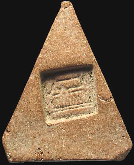 *พระหลวงพ่อโบสถ์น้อย วัดอมรินทร์ฯ กทม.หลังตอกโค๊ด รุ่น๒ ปี๒๕๑๐ เนื้อดิน*