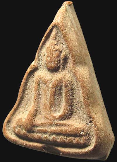 *พระหลวงพ่อโบสถ์น้อย วัดอมรินทร์ฯ กทม.หลังตอกโค๊ด รุ่น๒ ปี๒๕๑๐ เนื้อดิน*