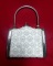 (ปิด119-) กระเป๋าถือสตรีติดเลื่อม ขนาด6.5x13.5x14ซ.ม. (สภาพไม่ได้ใช้)