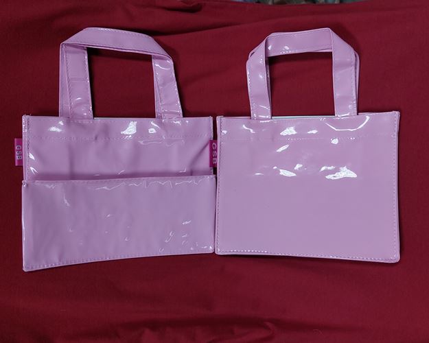 (ปิด69-) กระเป๋าหิ้วผ้าแก้วมัน ขนาดเล็ก GSB debit card 2ใบ (สภาพไม่ได้ใช้)