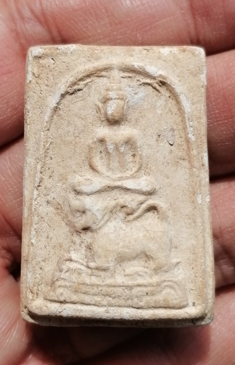 พระสมเด็จทรงสิงห์​ กรุต้นพิกุล หลวงพ่อกวย วัดโฆษิตาราม จ.ชัยนาท ปี​ 2509-10​ เคาะเดียว   