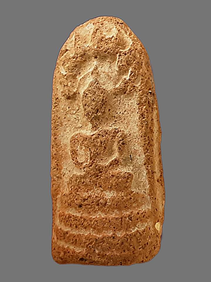 พระกรุวัดโตนดลาย จ.สมุทรสงคราม พิมพ์นาคปรก พิมพ์ฐานผ้าทิพย์ เนื้อดิน