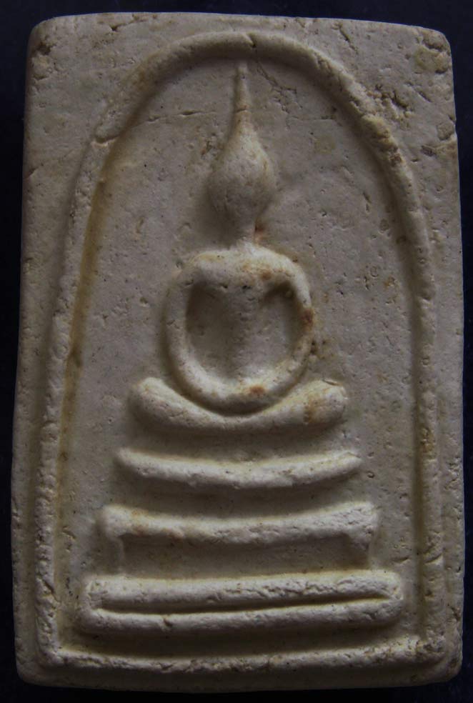 6.สมเด็จหลังสิงห์ หลวงปู่บัว วัดบางเป้ง ชลบุรี ผสมผงเก่าบางขุนพรหม