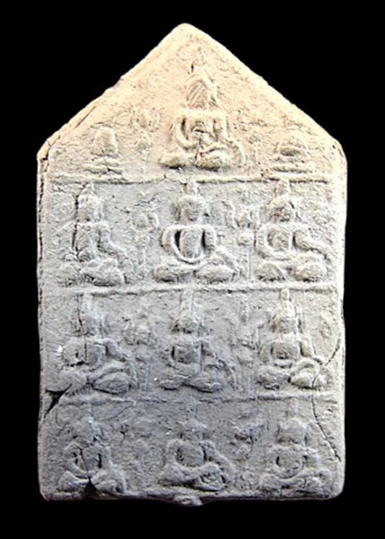 "เคาะเดียว" พระสิบทัศน์ หลังยันต์  ไม่ทราบที่